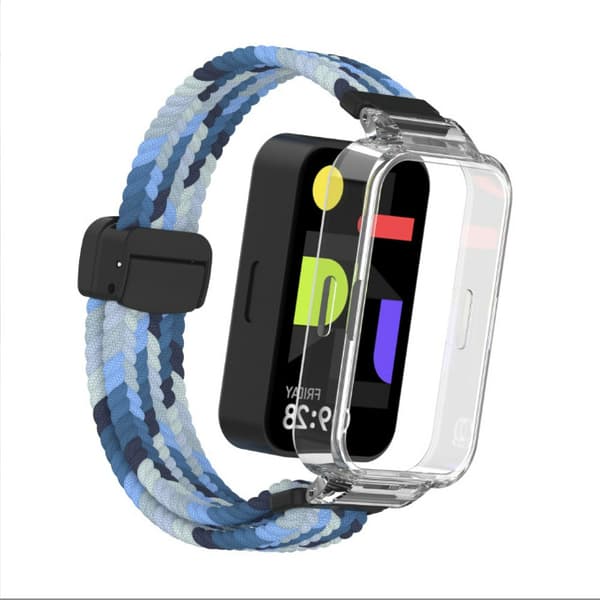 INF Redmi Band 3/9 Active -nailonkellonhihna magneettilukolla