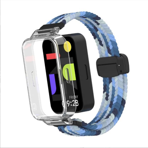 INF Redmi Band 3/9 Active -nailonkellonhihna magneettilukolla