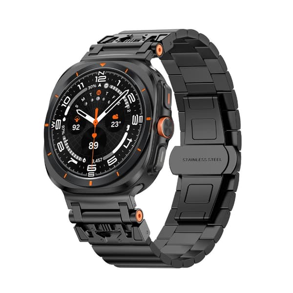 INF 47 mm svart klokkereim for Samsung Watch Ultra