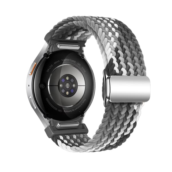 INF Flätad nylonklockarmband för Samsung Watch 7 - Mörk choklad