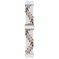 Miniatyrbilde 4 av 4: INF Nylon-klokkereim for Samsung Watch 7 - Hvit regnbue