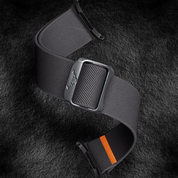 INF Nylon urrem til Samsung Watch 7 Ultra - Mørkegrå