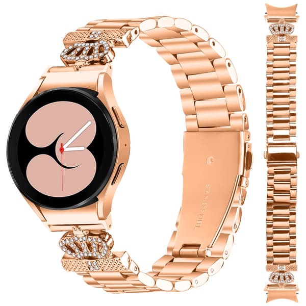 INF Ruostumattomasta teräksestä valmistettu ranneke Galaxy Watch4/5/6 -älykellolle