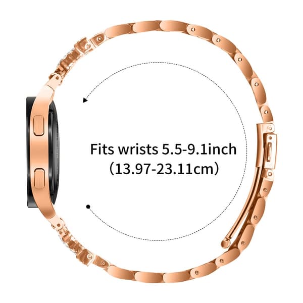 INF Ruostumattomasta teräksestä valmistettu ranneke Galaxy Watch4/5/6 -älykellolle