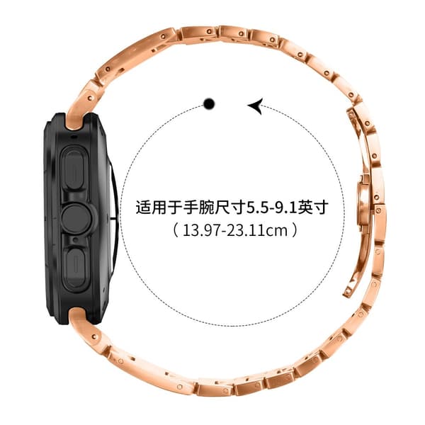 INF Samsung Watch 7 47MM Ultra H-Link Butterfly Buckle Watch Strap