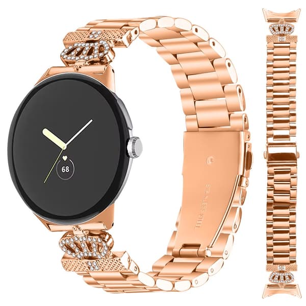 INF Urrem i rosaguld rustfrit stål til Google Pixel Watch