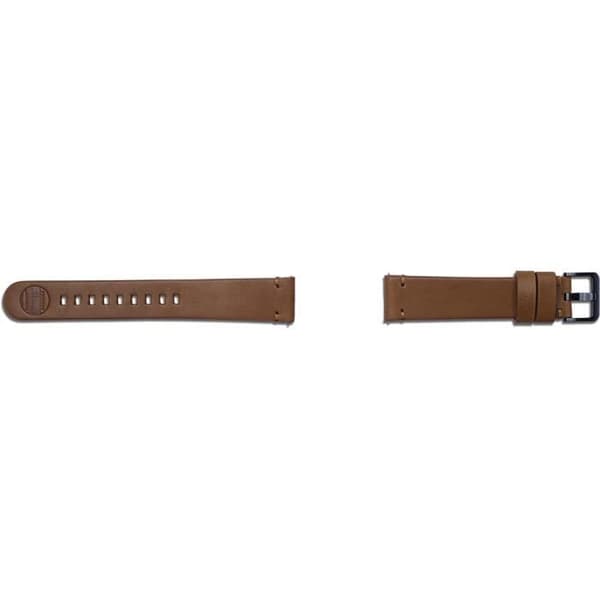 20 mm Essex Brown Horween läderrem för Galaxy Watch