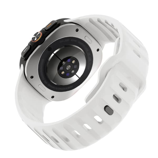 INF Silikonarmband för Samsung Watch Ultra Vit