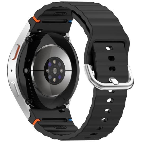 INF Samsung Watch 7 Wave-armband - Silverspänne (blekningsbeständigt)