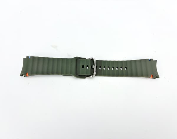 INF Samsung Watch 7 Wave rem - Sølvspænde (falmebestandig) - Hæregrøn