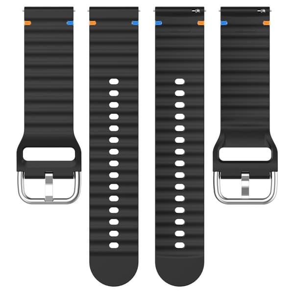 INF Silikoninen ranneke Galaxy Watchille, Garminille, Huaweille - aaltoileva muotoilu