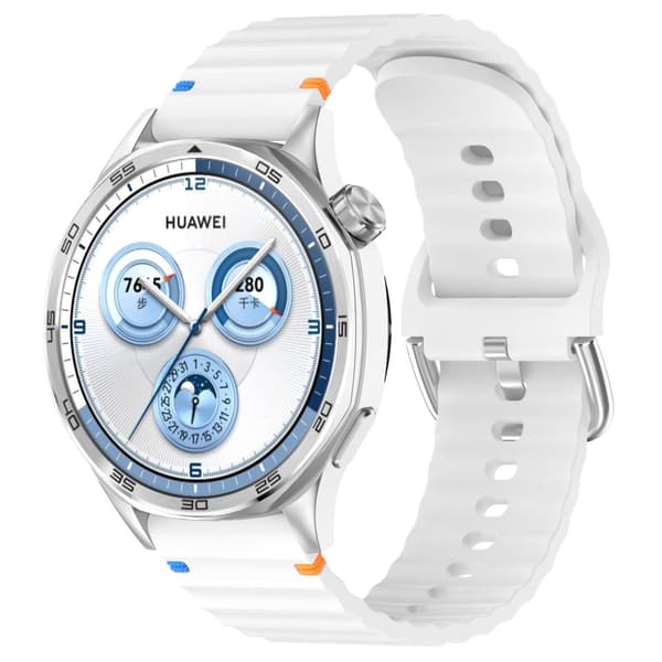 INF Silikonreim til Galaxy Watch, Garmin, Huawei - Bølgedesign