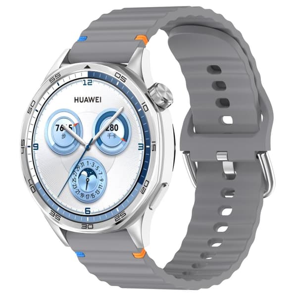 INF Silikonarmband för Galaxy Watch, Garmin, Huawei - 20MM Vågig