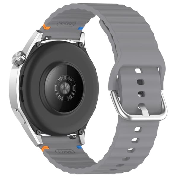 INF Silikonarmband för Galaxy Watch, Garmin, Huawei - 20MM Vågig