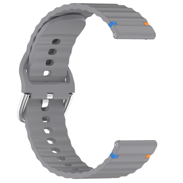 INF Silikonarmband för Galaxy Watch, Garmin, Huawei - 20MM Vågig