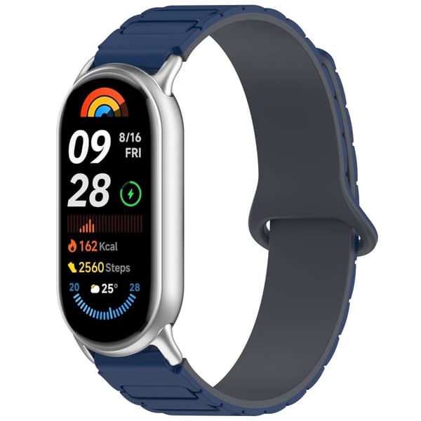 INF 12MM magnetiskt silikonarmband för Xiaomi Mi Band 8/9