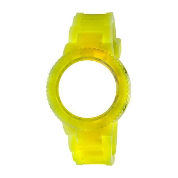 Armband - WATX &amp; COLORS - COWA1443 - Silikon - Gul - XS (38 MM) Kompatibel