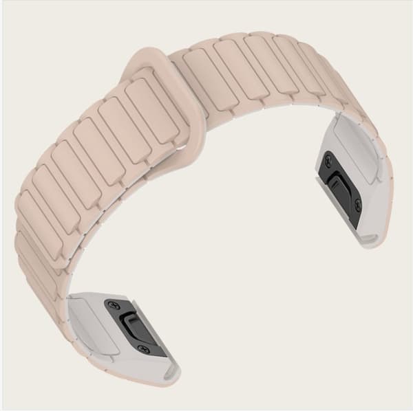 INF Hurtigutløser silikon magnetisk klokke reim for Garmin Fenix 8/7X/Epix