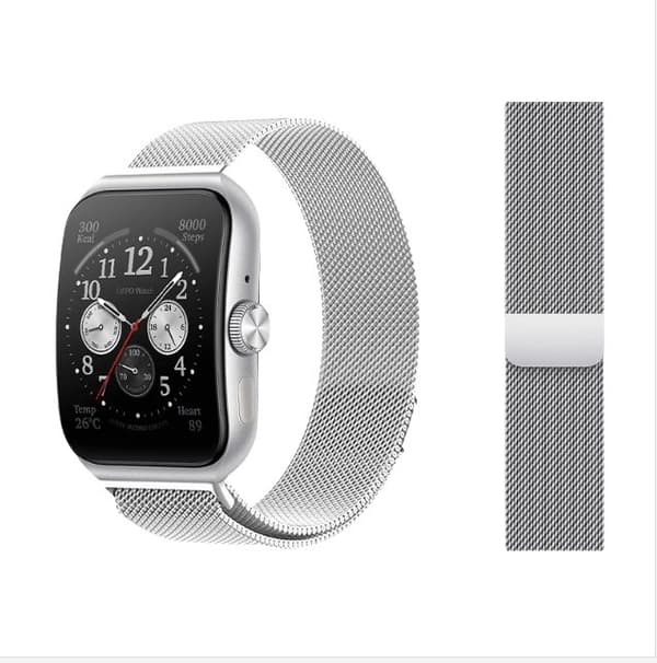 INF Klockarmband i rostfritt stål för Oppo Watch Model 8
