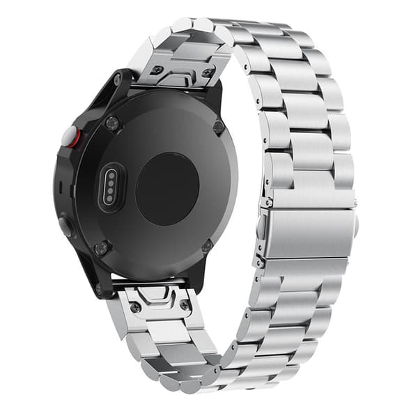 INF Sølv hurtigutløser klokke reim for Garmin Fenix 7s (20mm)