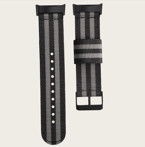 INF Nailoninen kellohihna Fitbit Charge 5:lle, hengittävä urheilullinen vaihtoranneke