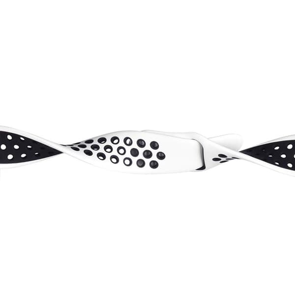 Crong Duo Sport - Armband för Apple Watch 38/40/41/42 mm (vit/svart)