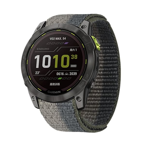 INF Nailoninen kellonhihna Garmin Fenix 7X/7/6/5 -älykelloille