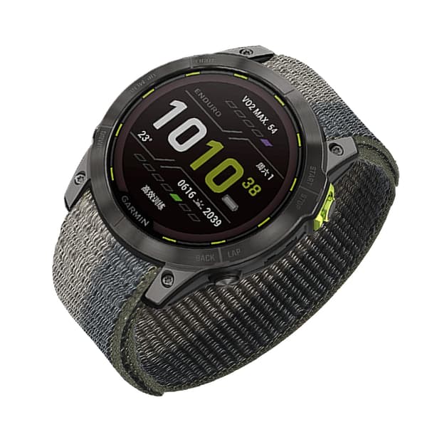INF Nailoninen kellonhihna Garmin Fenix 7X/7/6/5 -älykelloille