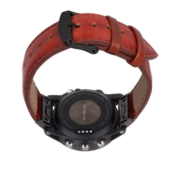 INF Aito nahkainen kellonhihna Garmin Fenix 7S / 6S / 5S -laitteille - pikairrostus