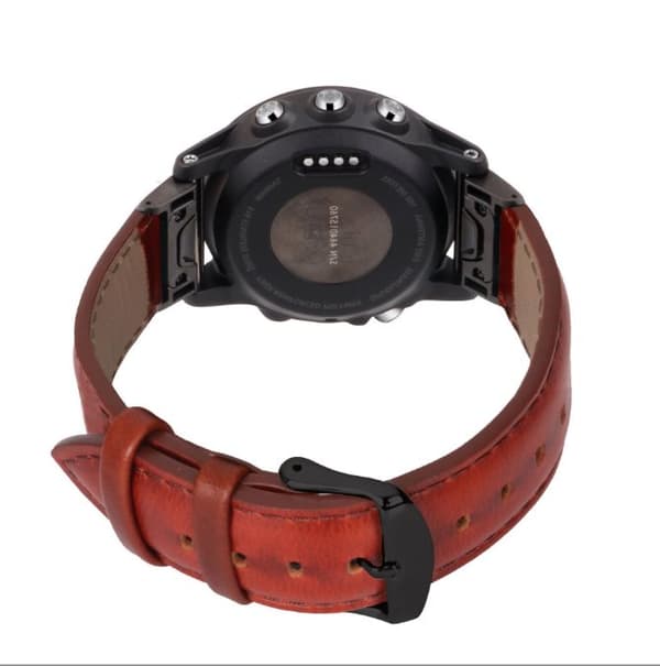 INF Aito nahkainen kellonhihna Garmin Fenix 7S / 6S / 5S -laitteille - pikairrostus