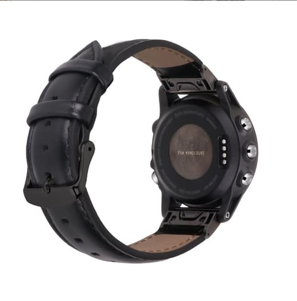 INF Klokkereim i ekte lær til Garmin Fenix 7S/6S/5S - Hurtigutløser