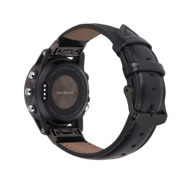 INF Klokkereim i ekte lær til Garmin Fenix 7S/6S/5S - Hurtigutløser