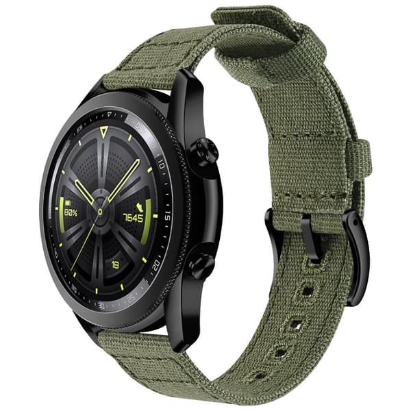 INF Vävd Canvas Quick Release Klockarmband för Huawei GT4