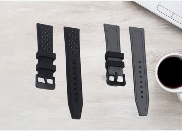 INF Silikonreim til Huawei/Samsung/Garmin Grå 22 mm