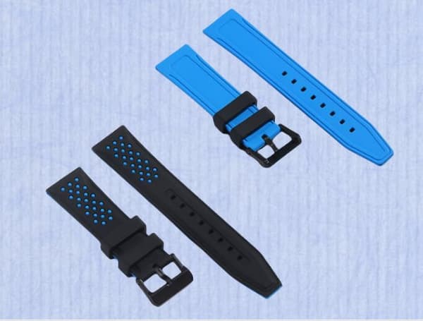 INF Silikonarmband för Huawei/Samsung/Garmin Blå 22 mm