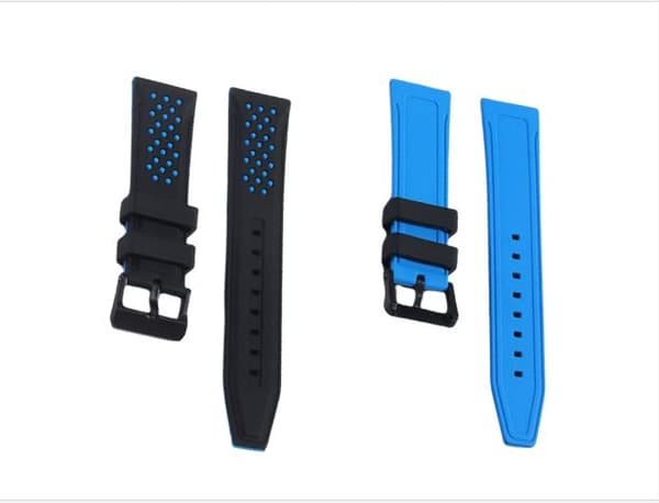 INF Silikonarmband för Huawei/Samsung/Garmin Blå 22 mm