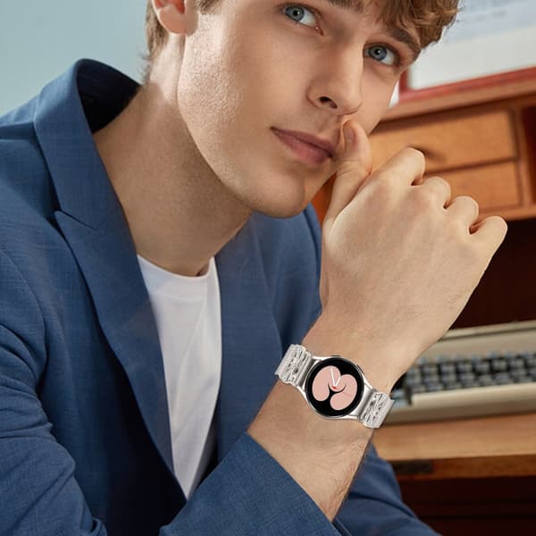 INF Galaxy Watch 4/5/6/7 -pika irrotettava ranneke - Stardust ruostumaton teräs