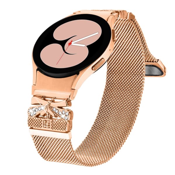 INF Klokkereim i roségull av rustfritt stål for Galaxy Watch4/5/6/7