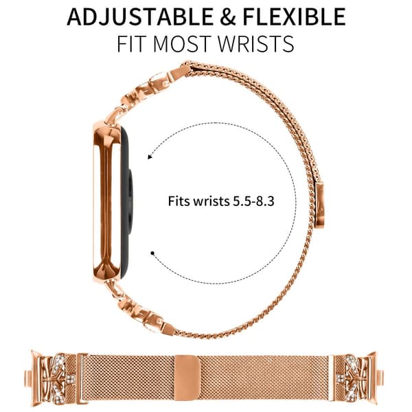 INF Xiaomi Mi 8 Pro klokkereim med sommerfugl-diamantdekor