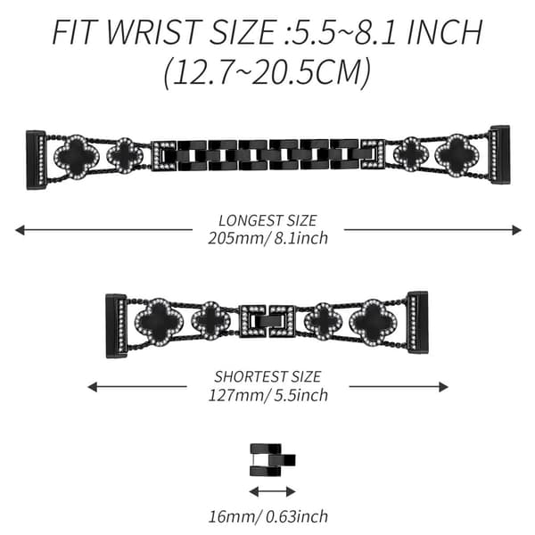 INF Cloverlink-armband för Fitbit Versa 3/4/Sense 2
