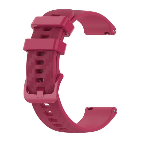 INF Silikonreim til Garmin Vivoactive 4/3/Venu Vinrød 22 mm