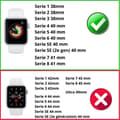 Miniatyrbild 2 av 4: Armbandskompatibel med Apple Watch 38mm 40mm 41mm Serie 8 7 6 5 4 3 2 1 SE - Storlek S - Mjuk svart silikon ersättningsarmband Ph