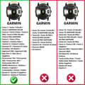 Miniatyrbild 2 av 4: Armband för Garmin D2 Delta - D2 Match 1 - Approach S60 - Approach S62 - Svart Silikon 22mm QuickFit Phonillico®