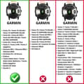 Miniatyrbild 2 av 4: Armband för Garmin Fenix 7X - Garmin Fenix 7X Solar - Garmin Fenix 7X Sapphire Solar - Svart Silikon 26mm QuickFit Phonillico®