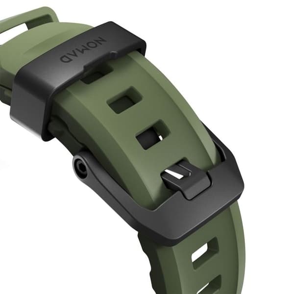 Nomad Armband Rocky Point för Apple Watch 42mm / 44mm / 45mm / 49mm - Skogsvin - NM014797858