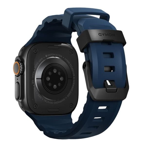 Nomad Armband Rocky Point för Apple Watch 42mm / 44mm / 45mm / 49mm - Atlantisk/Svart - NM014827858