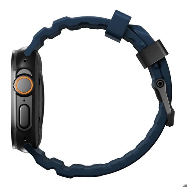 Nomad Armband Rocky Point för Apple Watch 42mm / 44mm / 45mm / 49mm - Atlantisk/Svart - NM014827858