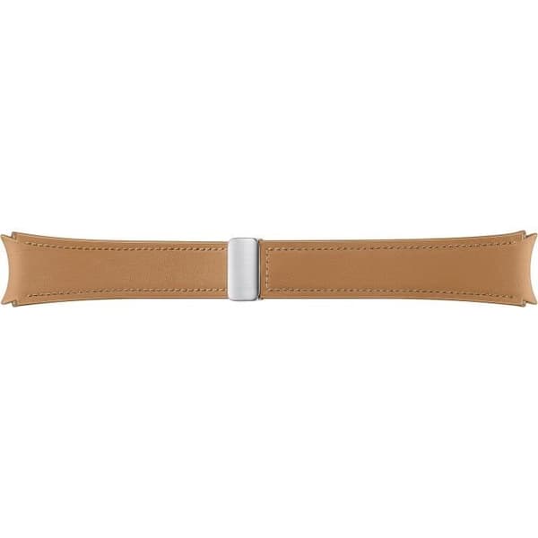 Klockarmband - Samsung - Galaxy Watch 6 - Ekologiskt Läder - 20mm - Färg Kamel - Unisex