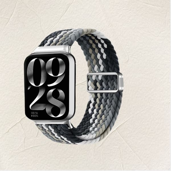 INF Xiaomi Smart Band Svart Choklad Nylon Flätad Rem Xiaomi 9 Pro