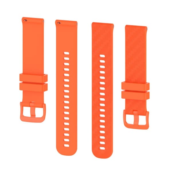 INF Silikonarmband för Garmin Vivoactive 4/3/Venu Orange 20 mm